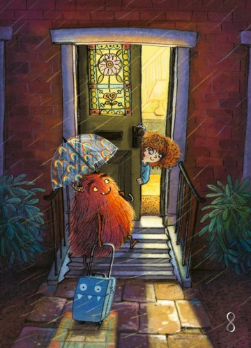 A6   ansichtkaart   monster