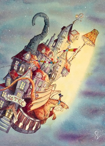 A6   ansichtkaart   zweefkees 0